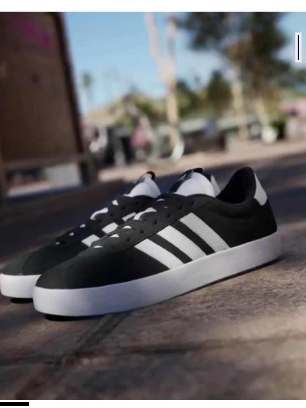 adidas Black & White VL Court 3.0 sneakers